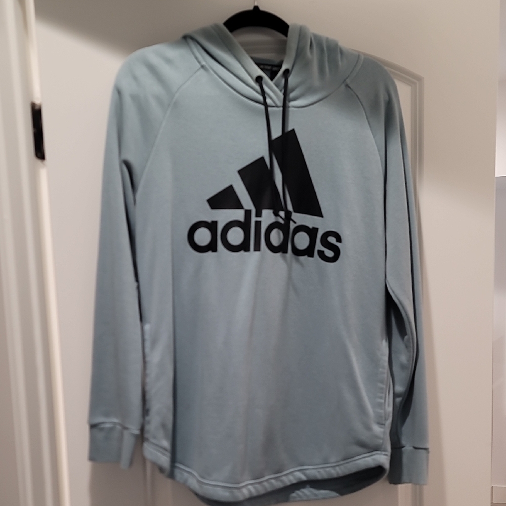 Adidas Women Blue Hoodie